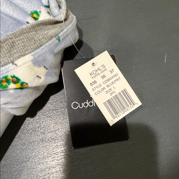 Cuddl Duds Fleece Pajama Set - Size Large - Picture 3 of 5